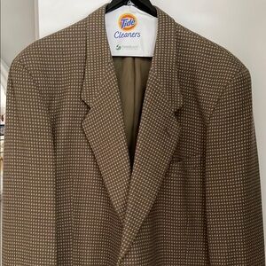 Giorgio Armani Le Collezioni Brown Sport Coat Classic Notched Lapel 46L